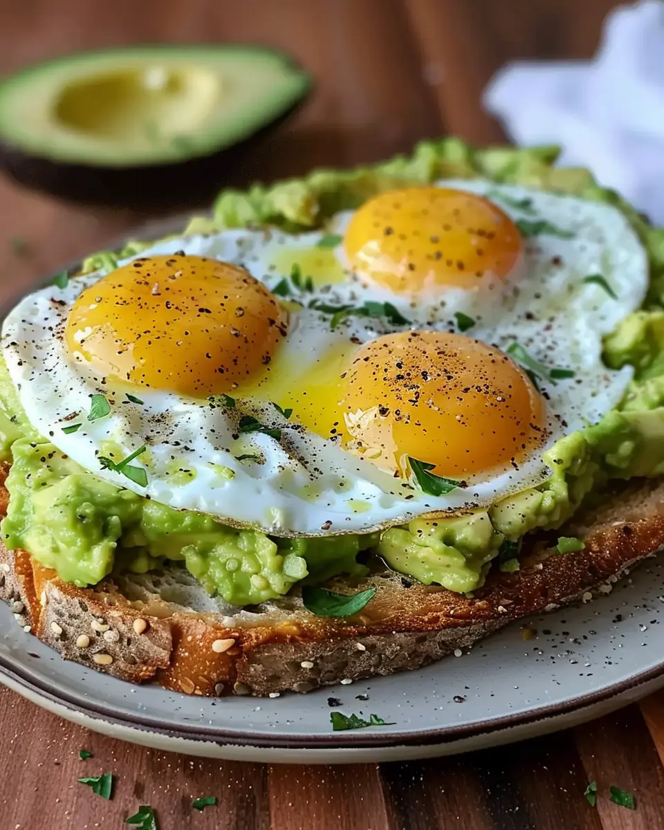 Egg and Avocado Toast: The Best Easy Recipe with Turkey Bacon