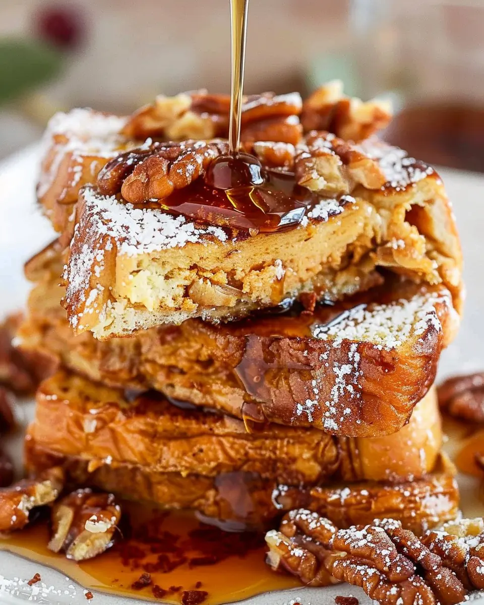 Pumpkin Stuffed French Toast: An Indulgent Fall Breakfast Treat