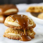 Easy Copycat Crumbl Salted Caramel Cheesecake Cookies
