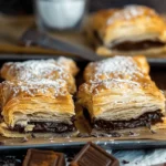 Chocolate puff pastry