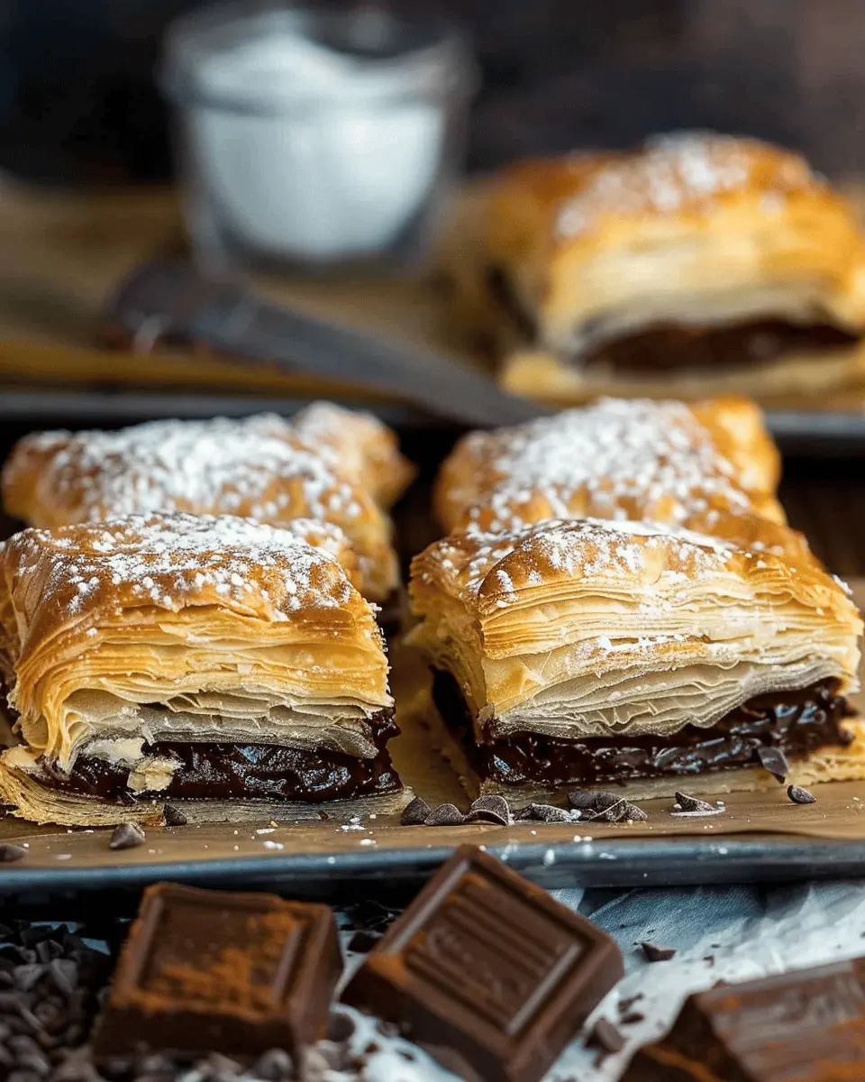 Chocolate Puff Pastry Delight: Easy Recipe for Indulgent Treats