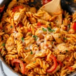 ONE POT CHICKEN FAJITA PASTA