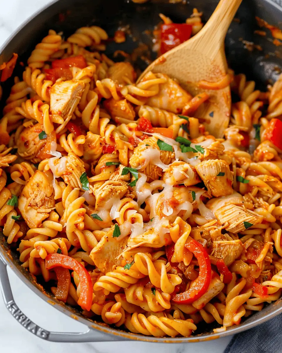 One Pot Chicken Fajita Pasta: Easy and Flavorful Weeknight Dinner