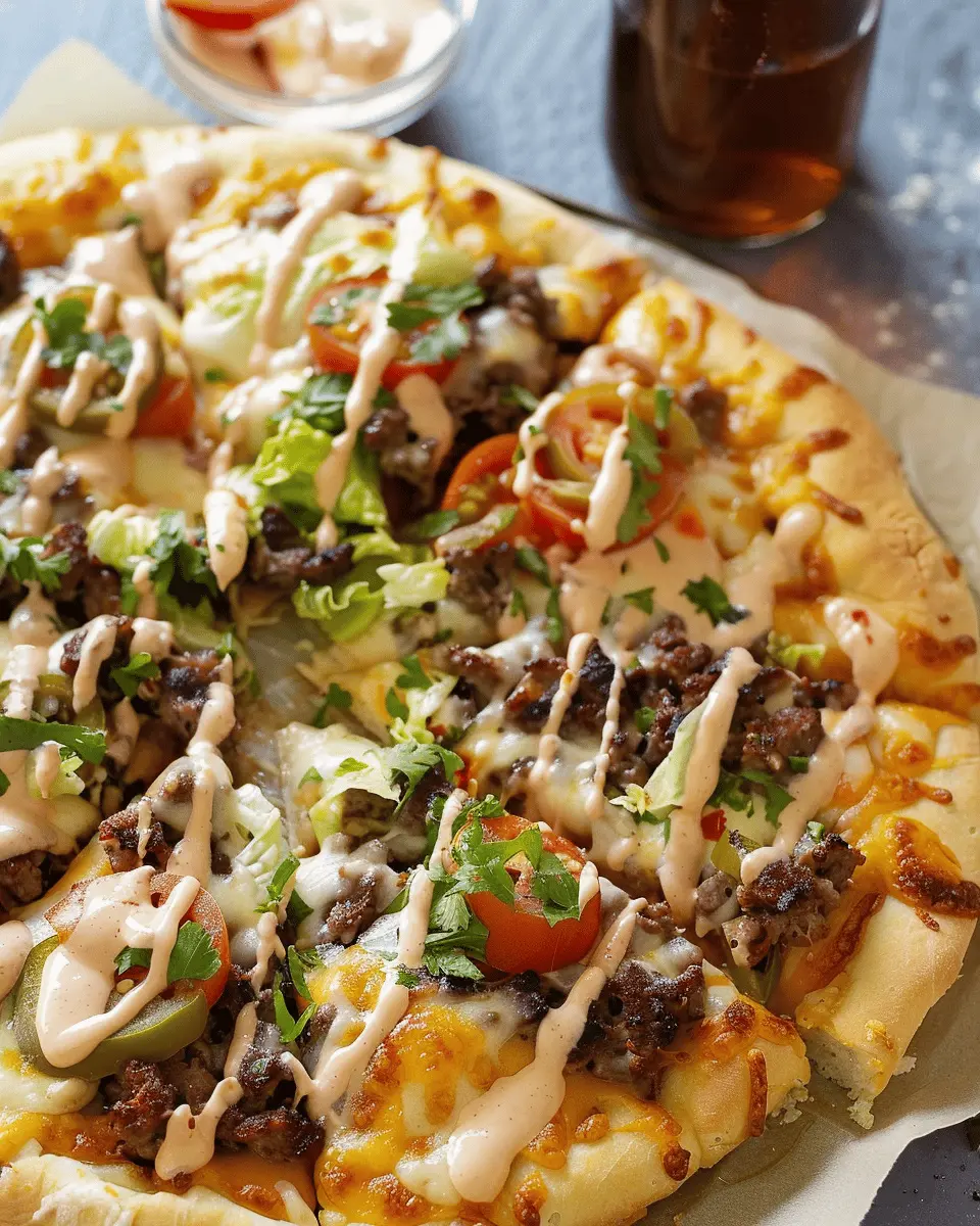 Air Fryer Cheeseburger Pizza: Easy, Indulgent Family Dinner Recipe