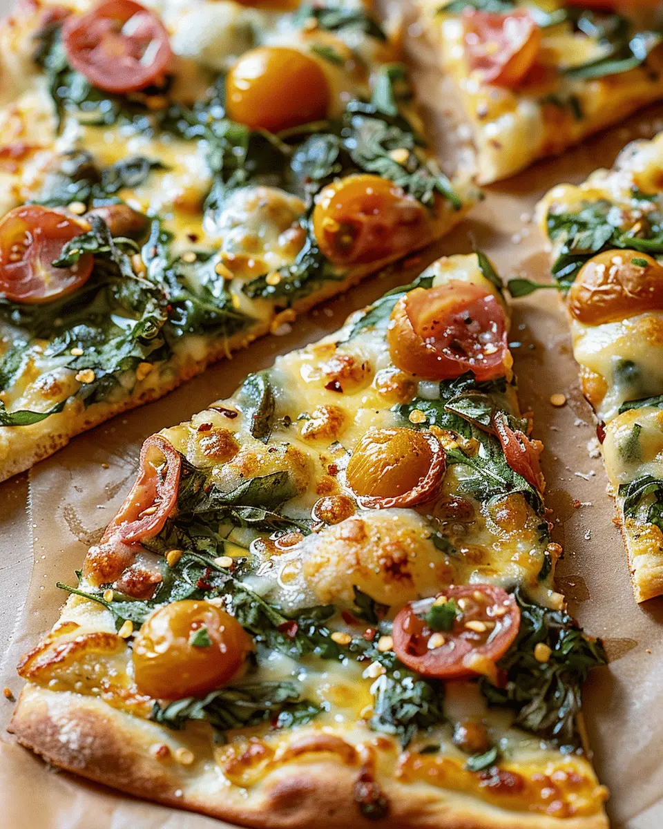 Florentine Flat Bread Pizza: Easy Recipe with Turkey Bacon and Chicken Ham