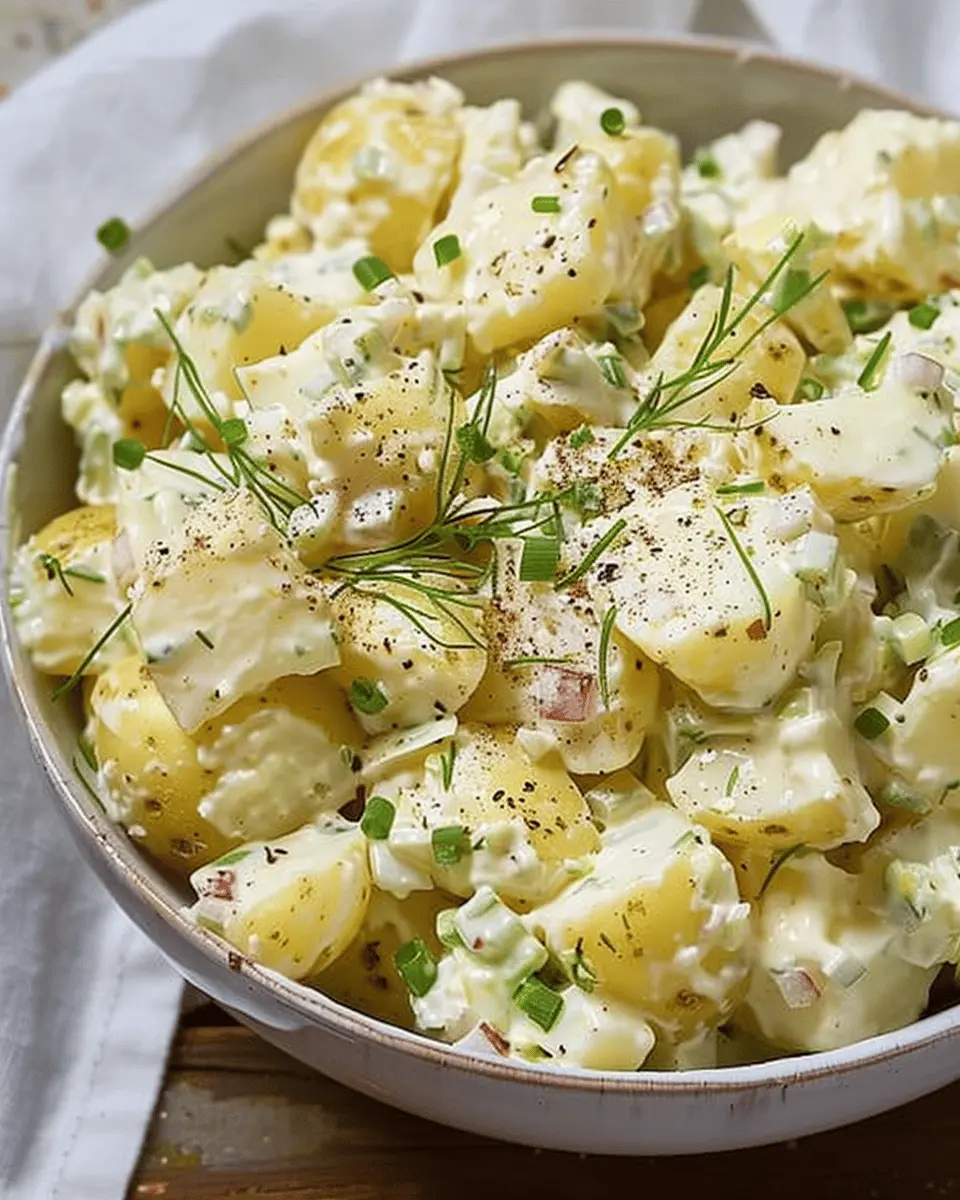 Potato Salad Delight: Easy Recipe with Turkey Bacon and Chicken Ham