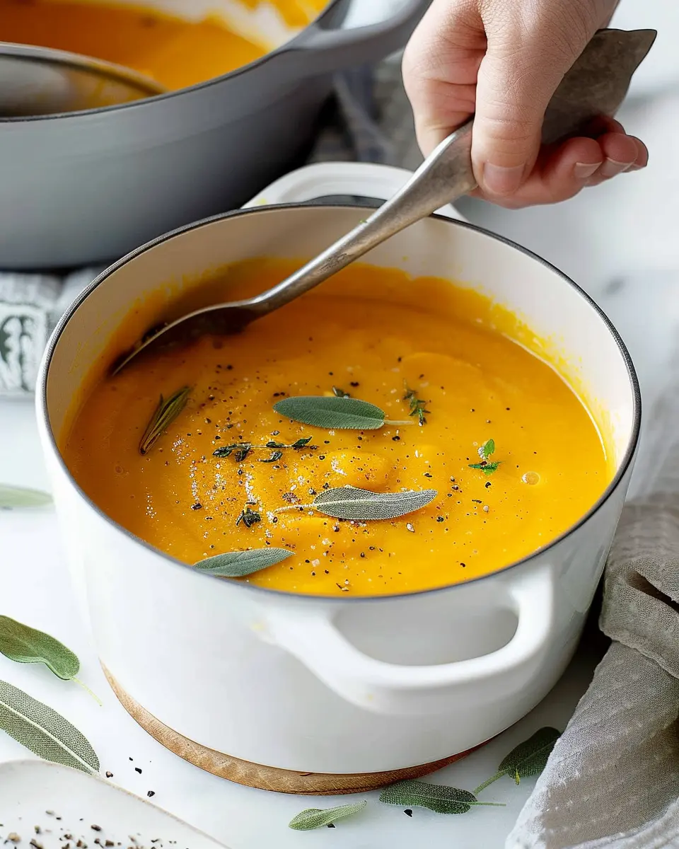Sage Roasted Butternut Squash Soup: A Cozy, Comforting Delight