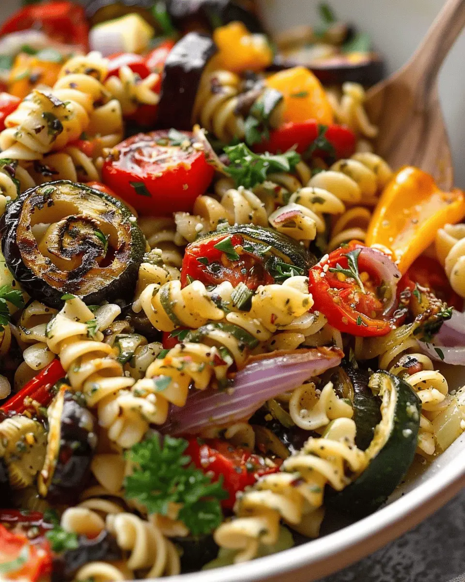 Roasted Vegetable Pasta Salad: Easy, Healthy &amp; Delicious Twist
