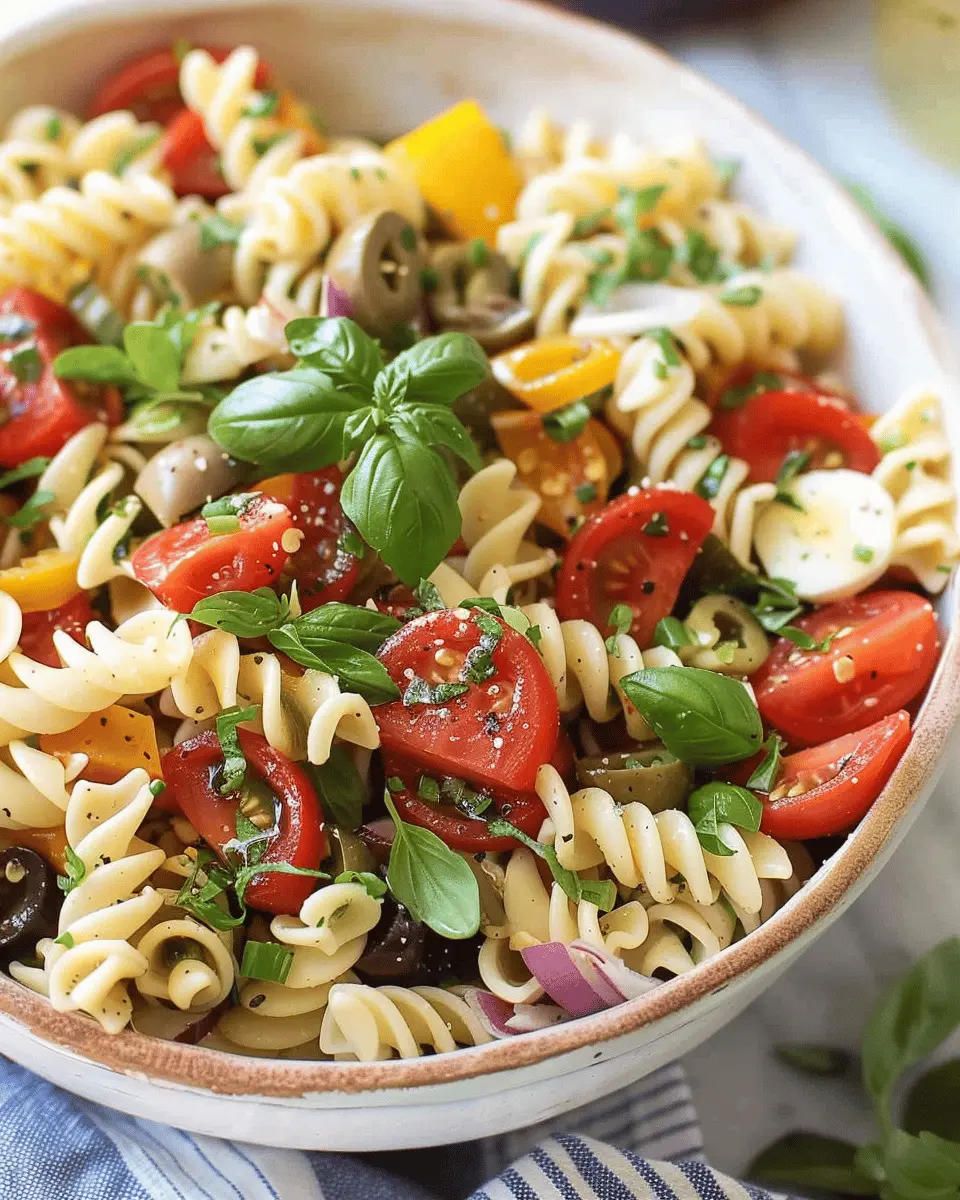 Zesty Italian Pasta Salad With Italian Dressing: A Fresh Twist