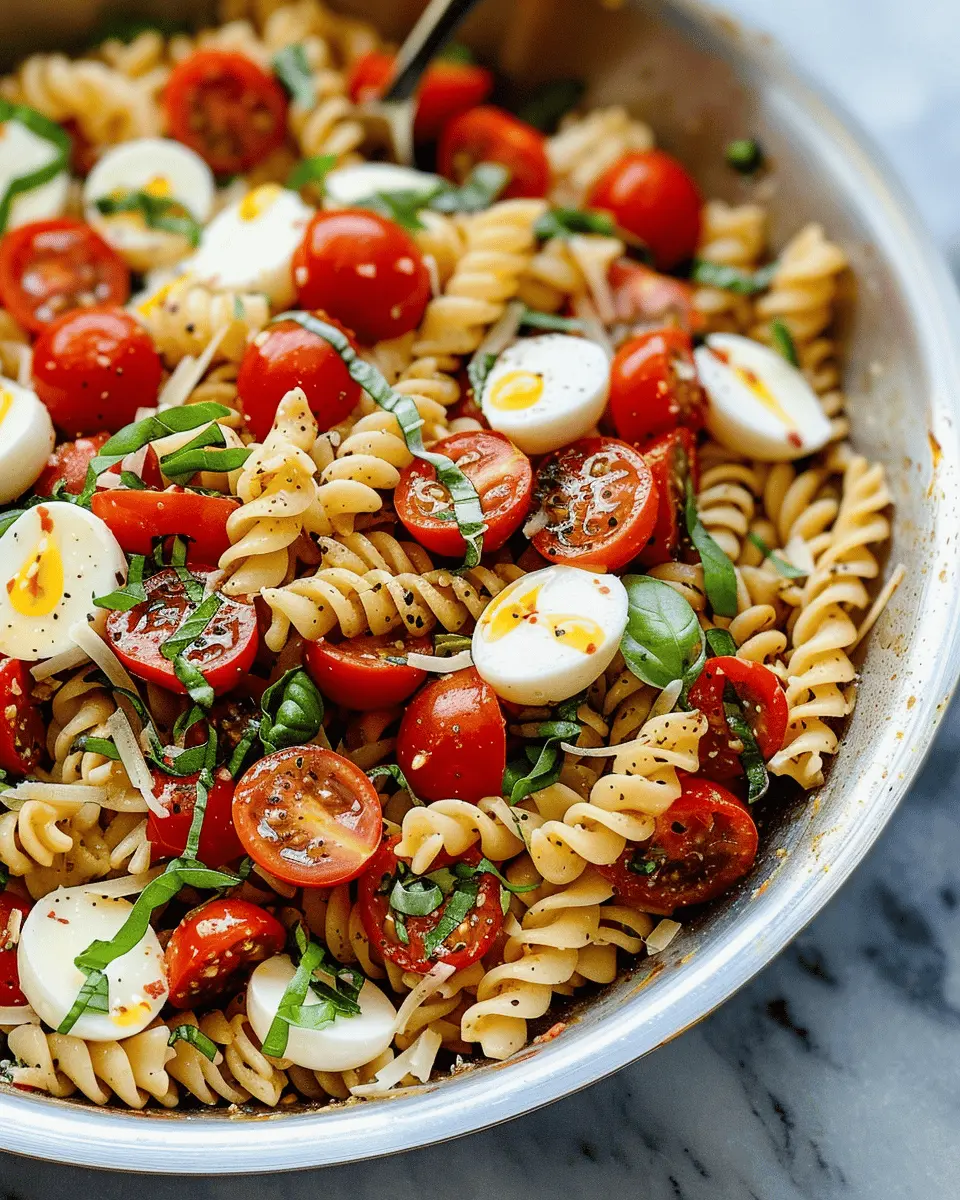 Caprese Pasta Salad: The Best Easy Recipe for Summer Gatherings