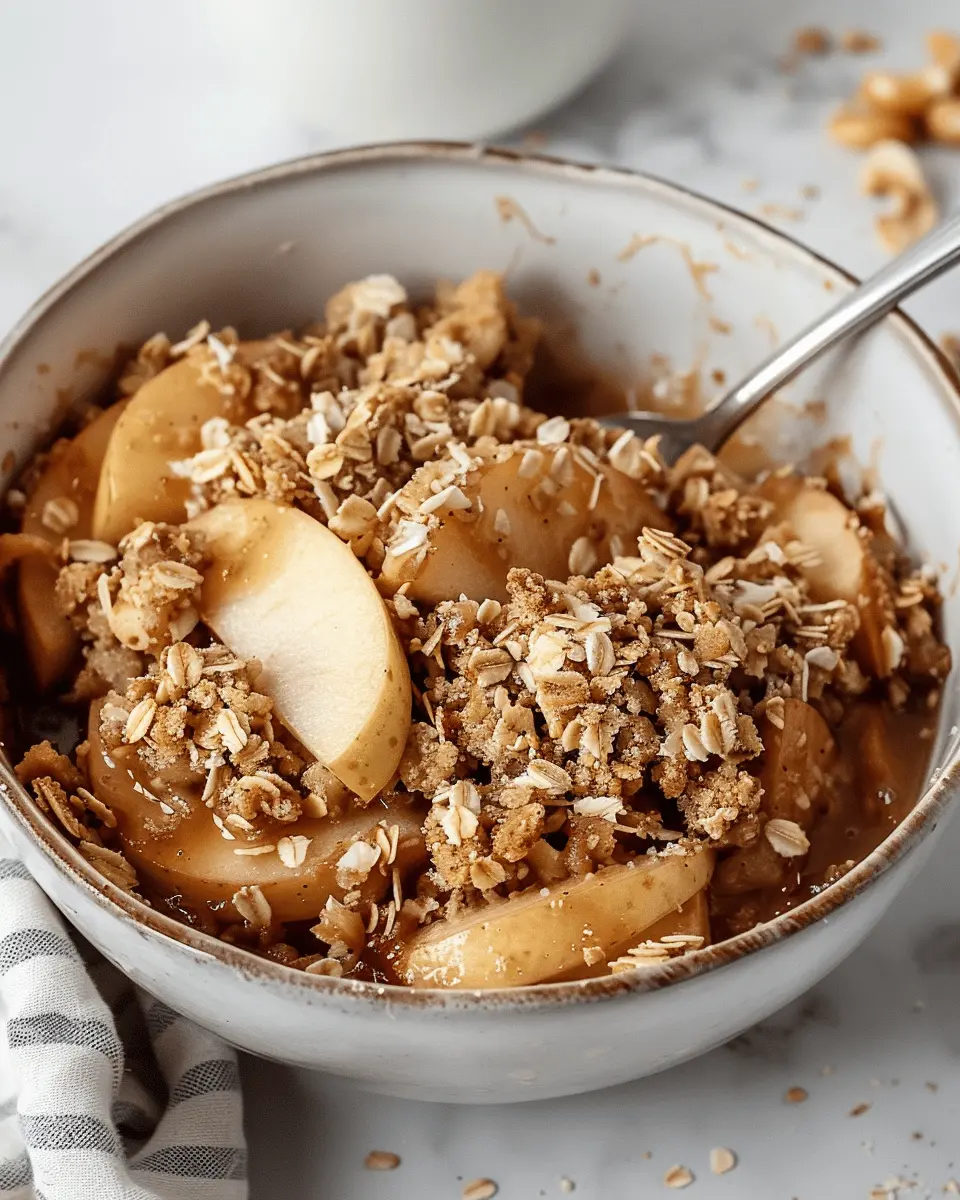Healthy Breakfast Apple Crumble: A Guilt-Free Delight for Every Morning