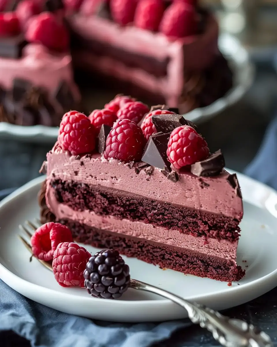 Dark Chocolate Raspberry Mousse Cake: An Indulgent Treat to Savor