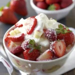Strawberry and Yogurt Fruit Salad