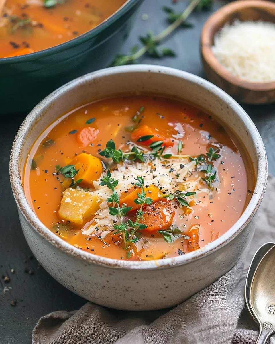 Autumn Vegetable Soup: Best Cozy Recipe with Turkey Bacon