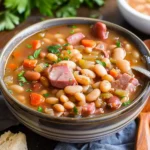 Slow Cooker Ham and Bean Soup