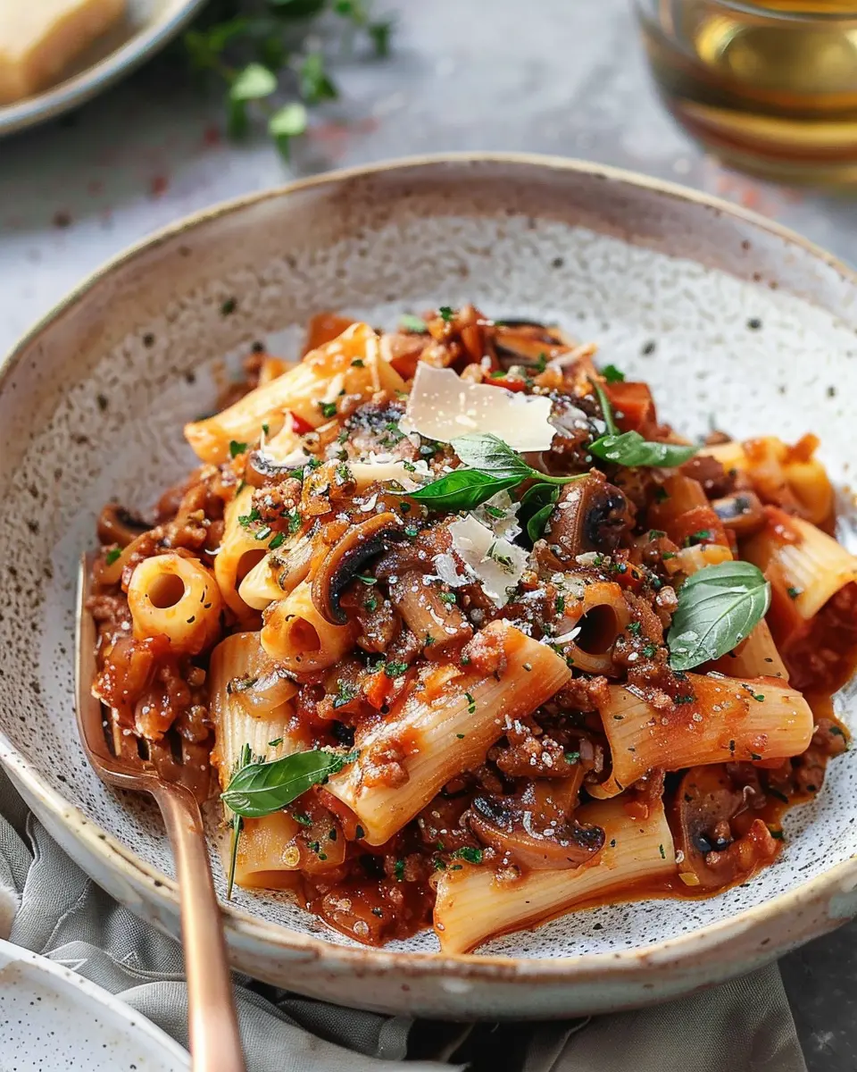 Mushroom Bolognese: A Hearty Twist on Classic Comfort Food