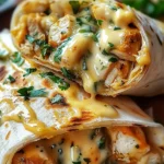 Ooey-Gooey Cheesy Garlic Chicken Wraps You’ll Devour