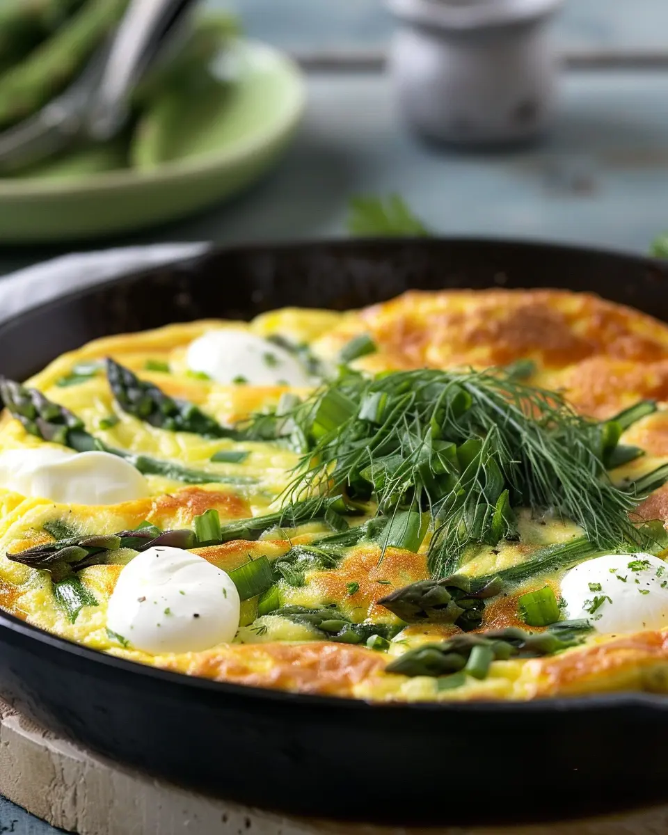 Asparagus Frittata with Burrata: A Delightful Twist for Brunch