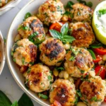 Mediterranean Chicken Meatballs